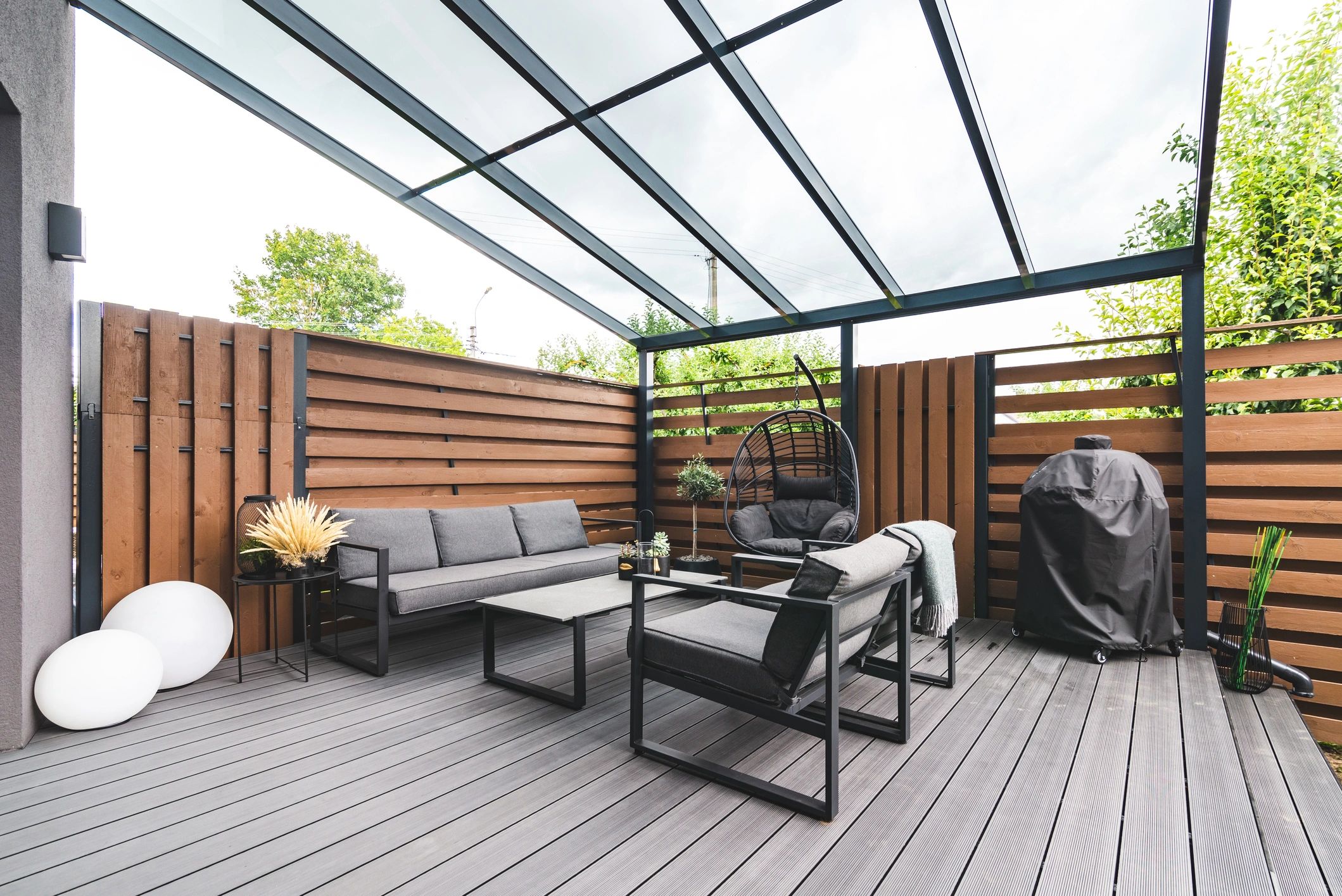 modern backyard deck transformation